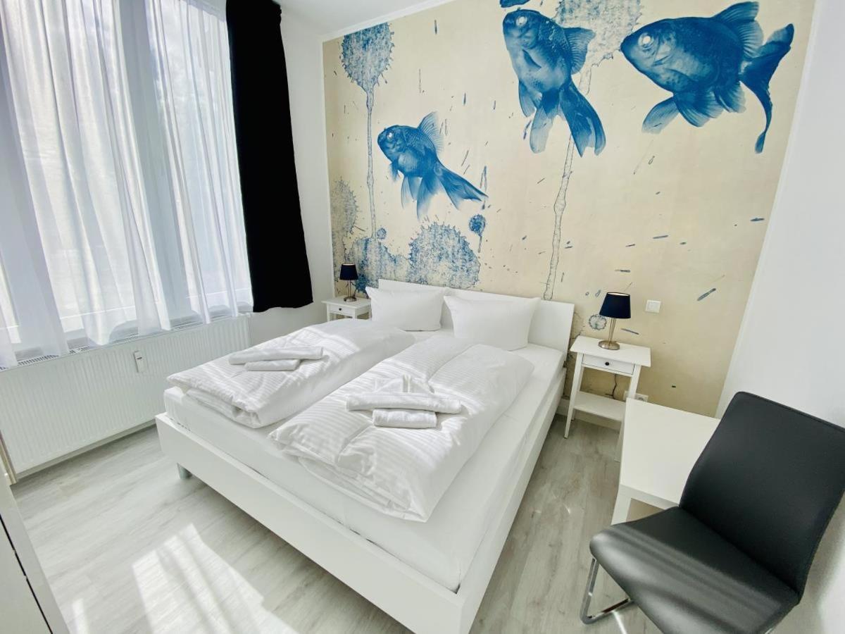 Berringer, Scholle, Direkt An Der Promenade Apartment Rostock Bagian luar foto